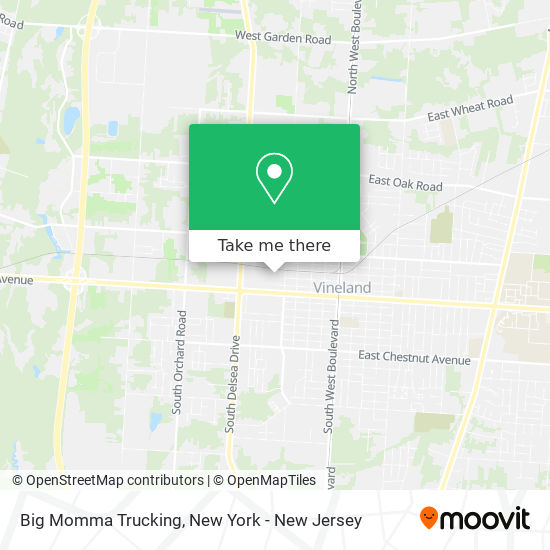 Big Momma Trucking map