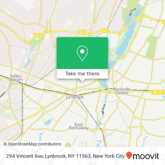294 Vincent Ave, Lynbrook, NY 11563 map
