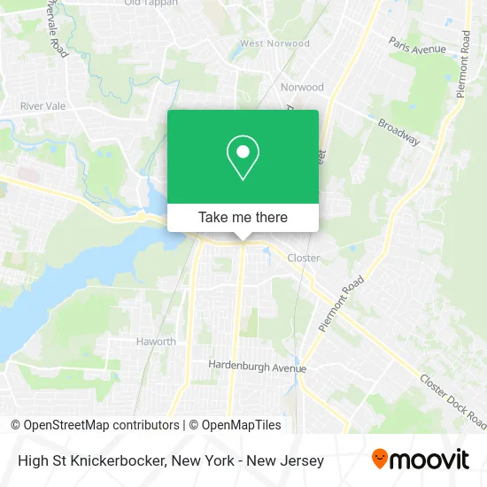 High St Knickerbocker map