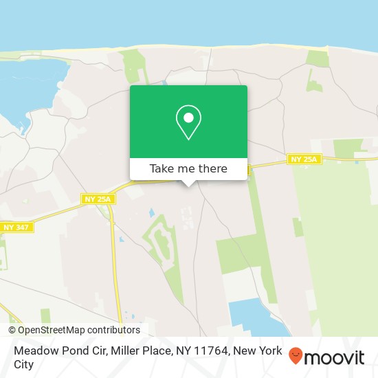 Mapa de Meadow Pond Cir, Miller Place, NY 11764
