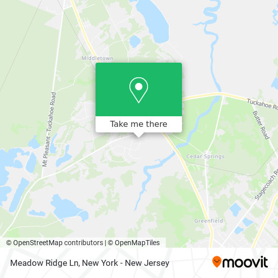 Mapa de Meadow Ridge Ln