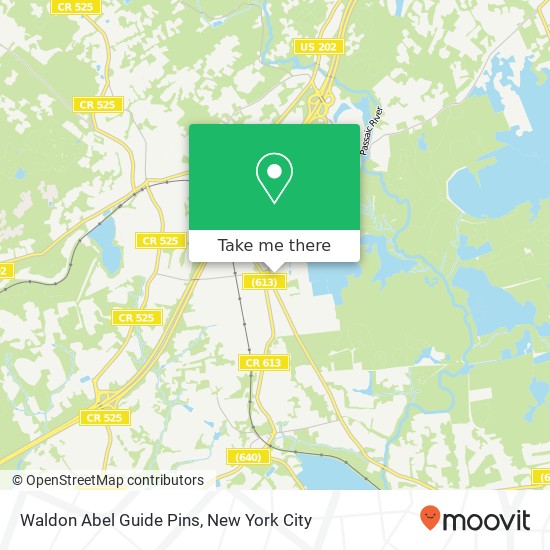 Mapa de Waldon Abel Guide Pins