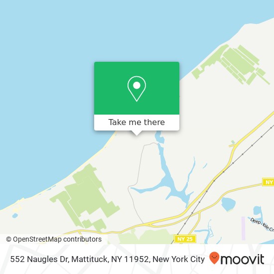 Mapa de 552 Naugles Dr, Mattituck, NY 11952
