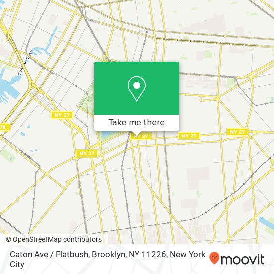 Caton Ave / Flatbush, Brooklyn, NY 11226 map