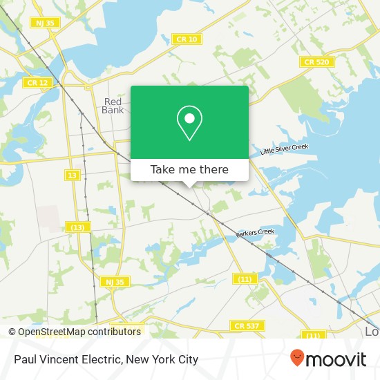 Mapa de Paul Vincent Electric