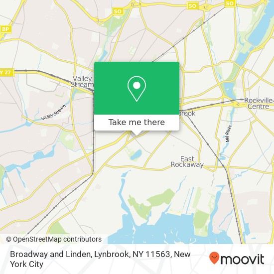 Broadway and Linden, Lynbrook, NY 11563 map