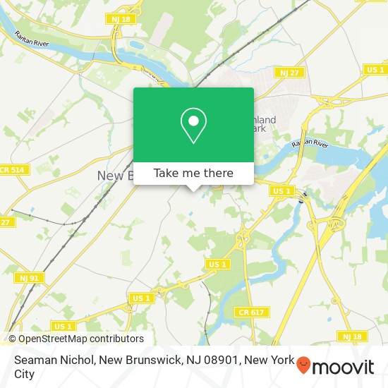 Seaman Nichol, New Brunswick, NJ 08901 map