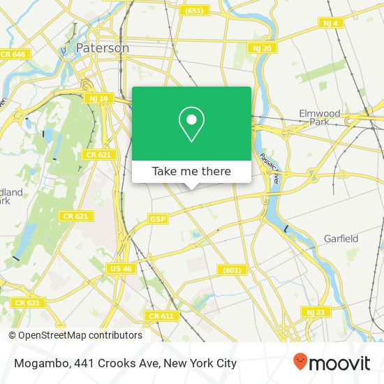 Mapa de Mogambo, 441 Crooks Ave