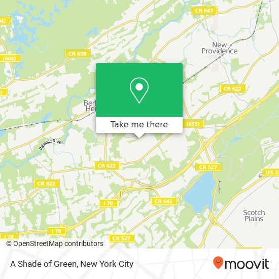 A Shade of Green map