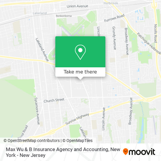 Mapa de Max Wu & B Insurance Agency and Accounting