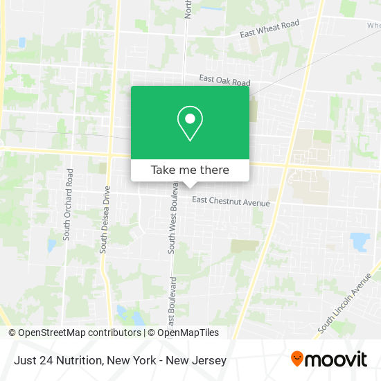 Just 24 Nutrition map