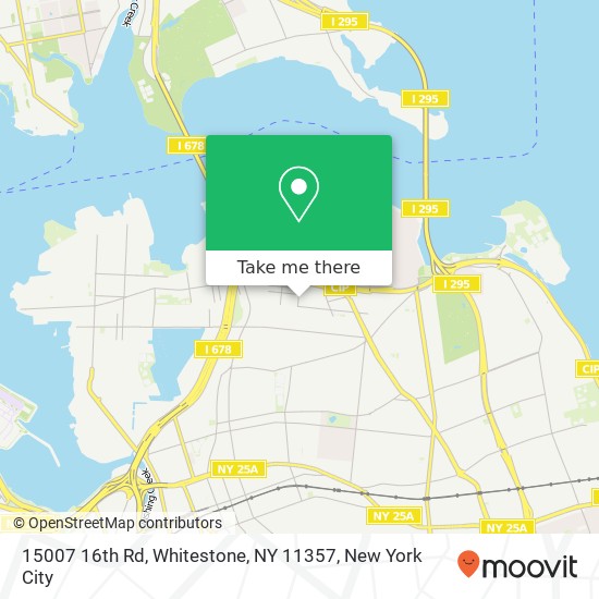 Mapa de 15007 16th Rd, Whitestone, NY 11357