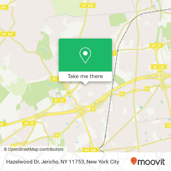 Hazelwood Dr, Jericho, NY 11753 map