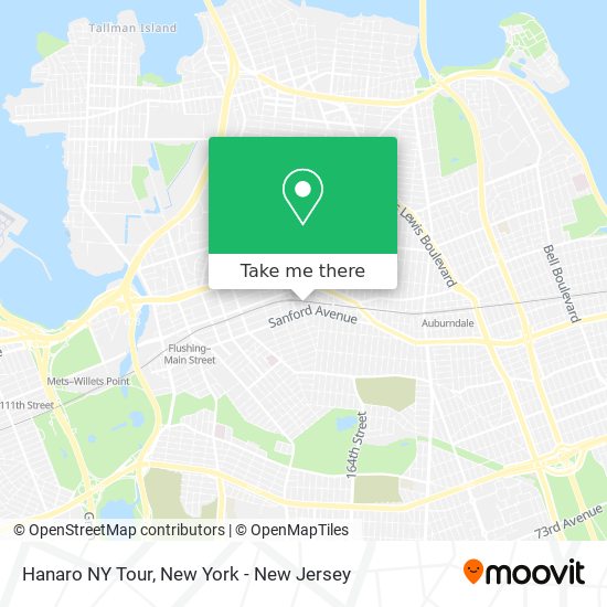 Mapa de Hanaro NY Tour