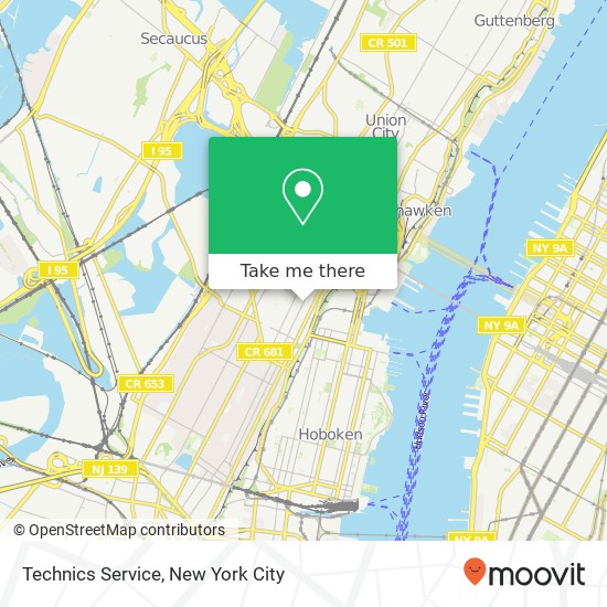 Technics Service map