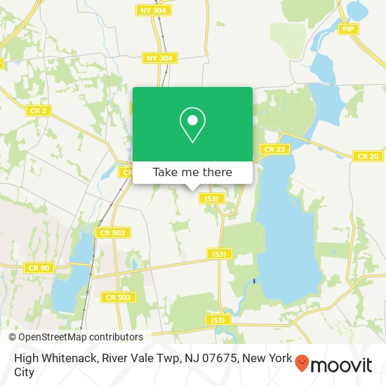 High Whitenack, River Vale Twp, NJ 07675 map