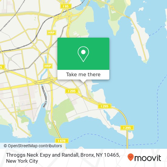 Throggs Neck Expy and Randall, Bronx, NY 10465 map