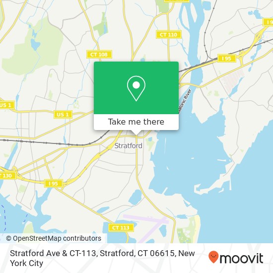 Mapa de Stratford Ave & CT-113, Stratford, CT 06615