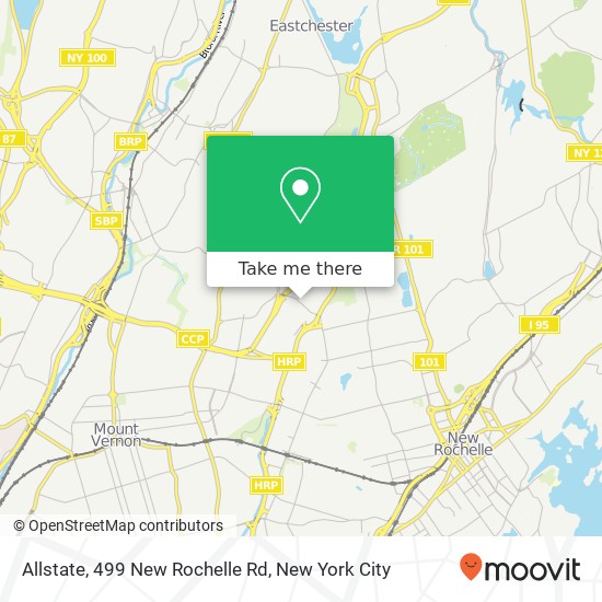 Allstate, 499 New Rochelle Rd map