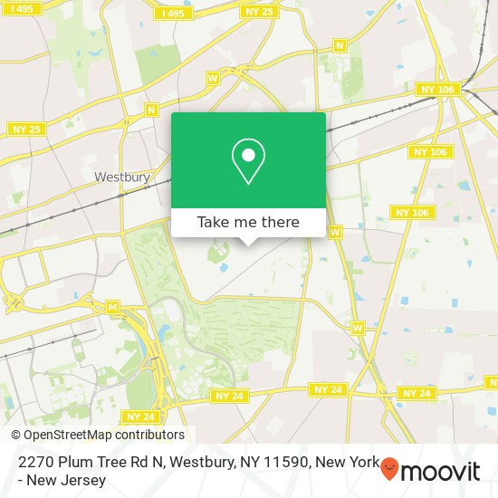 2270 Plum Tree Rd N, Westbury, NY 11590 map