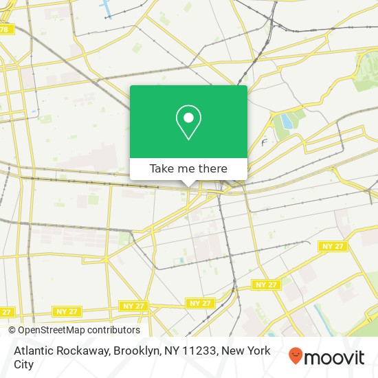 Atlantic Rockaway, Brooklyn, NY 11233 map