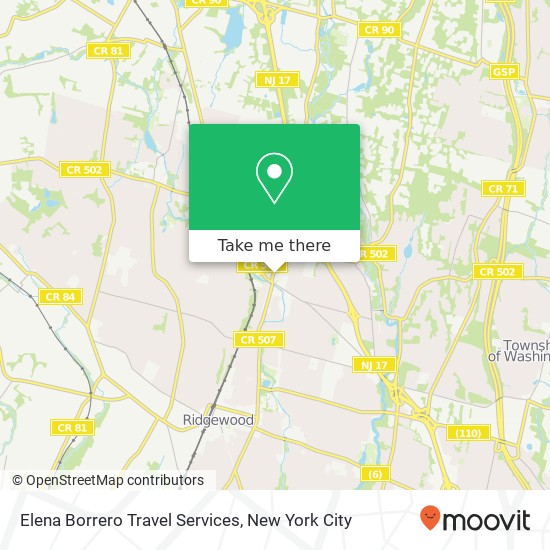 Mapa de Elena Borrero Travel Services