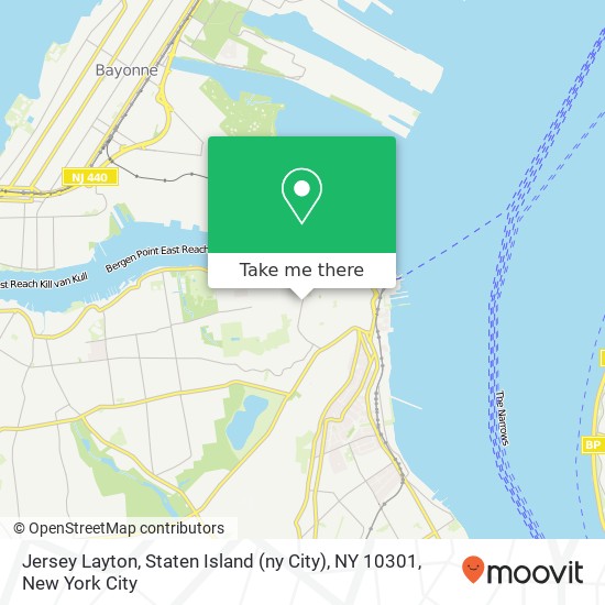 Jersey Layton, Staten Island (ny City), NY 10301 map