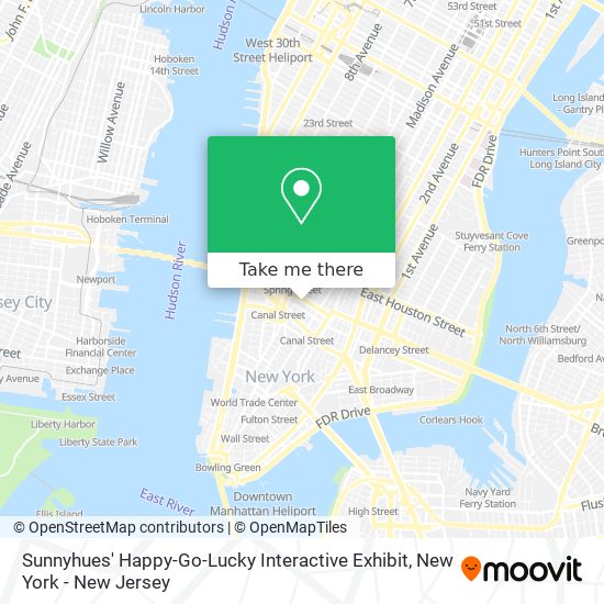 Mapa de Sunnyhues' Happy-Go-Lucky Interactive Exhibit