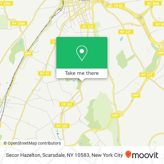 Mapa de Secor Hazelton, Scarsdale, NY 10583