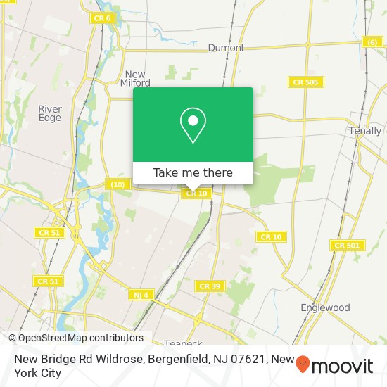 New Bridge Rd Wildrose, Bergenfield, NJ 07621 map