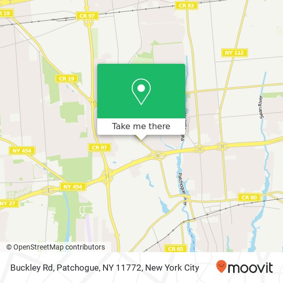 Mapa de Buckley Rd, Patchogue, NY 11772