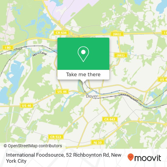 Mapa de International Foodsource, 52 Richboynton Rd
