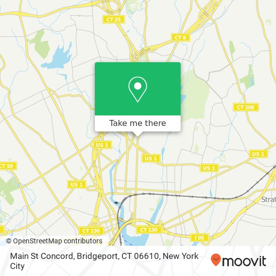 Main St Concord, Bridgeport, CT 06610 map
