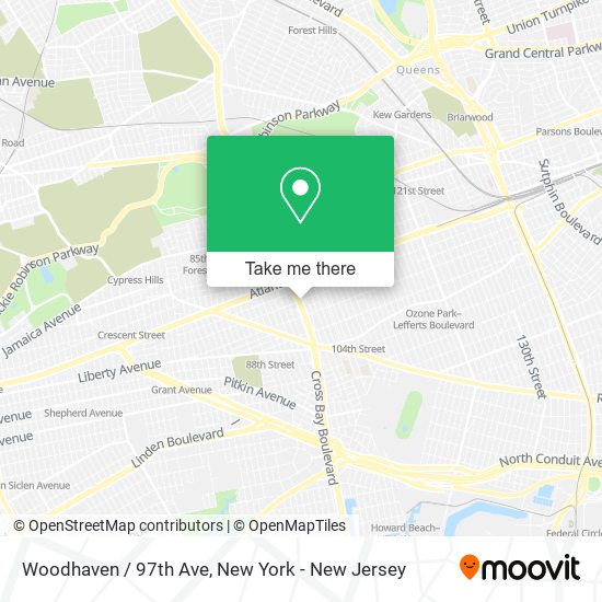 Mapa de Woodhaven / 97th Ave