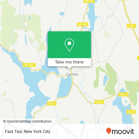 Mapa de Fast Taxi