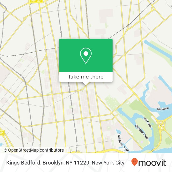 Kings Bedford, Brooklyn, NY 11229 map