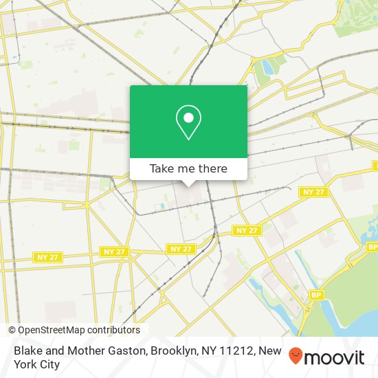 Mapa de Blake and Mother Gaston, Brooklyn, NY 11212