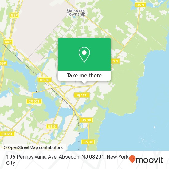 196 Pennsylvania Ave, Absecon, NJ 08201 map
