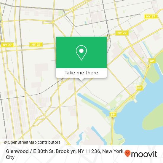 Glenwood / E 80th St, Brooklyn, NY 11236 map