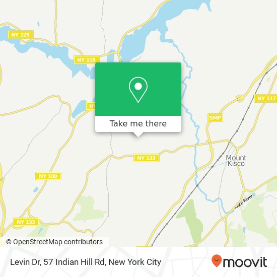 Mapa de Levin Dr, 57 Indian Hill Rd