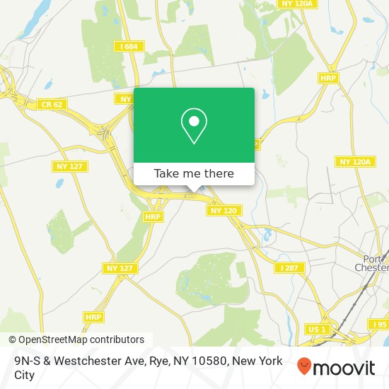 Mapa de 9N-S & Westchester Ave, Rye, NY 10580