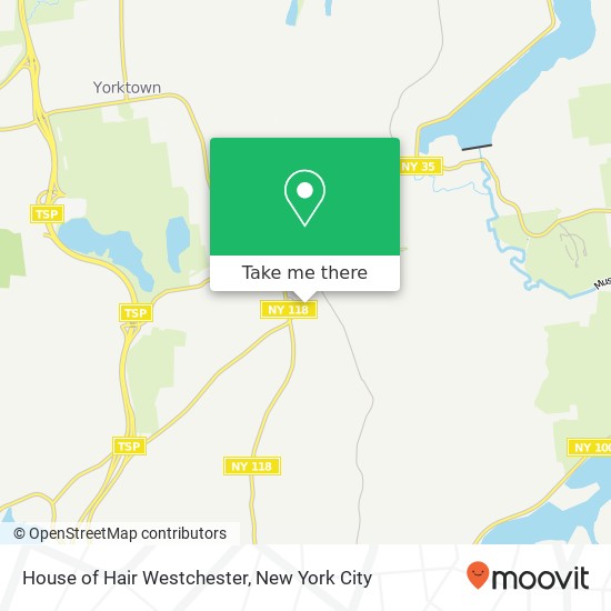 House of Hair Westchester map