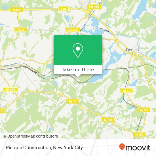 Pierson Construction map