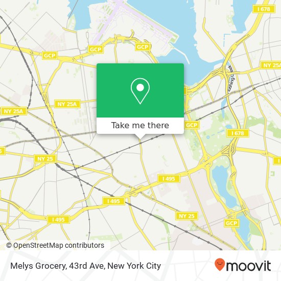 Mapa de Melys Grocery, 43rd Ave
