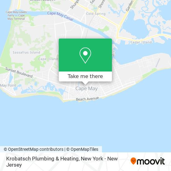 Krobatsch Plumbing & Heating map