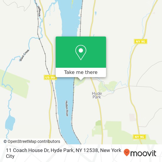 11 Coach House Dr, Hyde Park, NY 12538 map