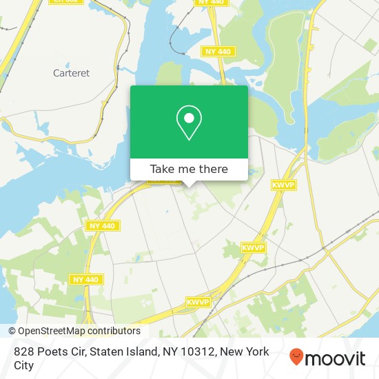 828 Poets Cir, Staten Island, NY 10312 map