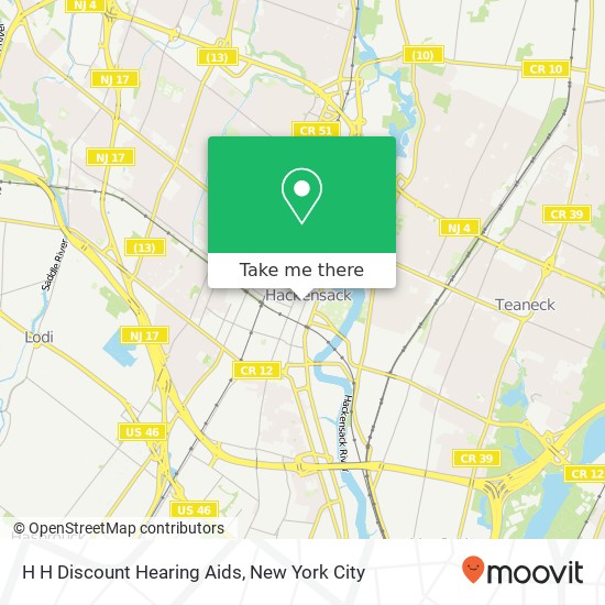 H H Discount Hearing Aids map