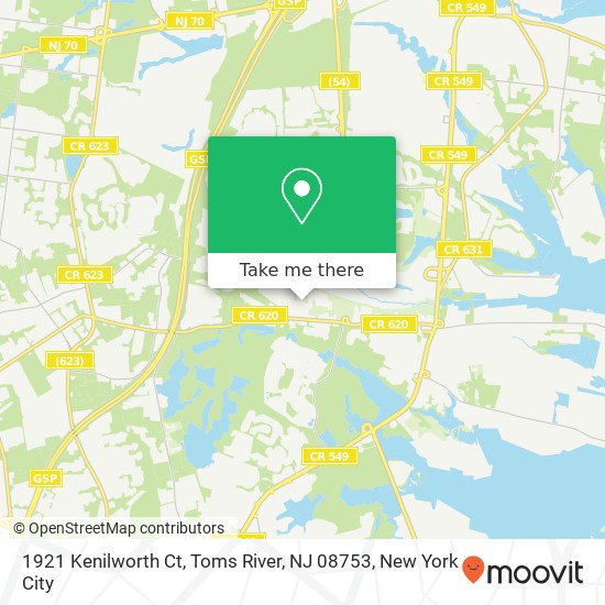 1921 Kenilworth Ct, Toms River, NJ 08753 map