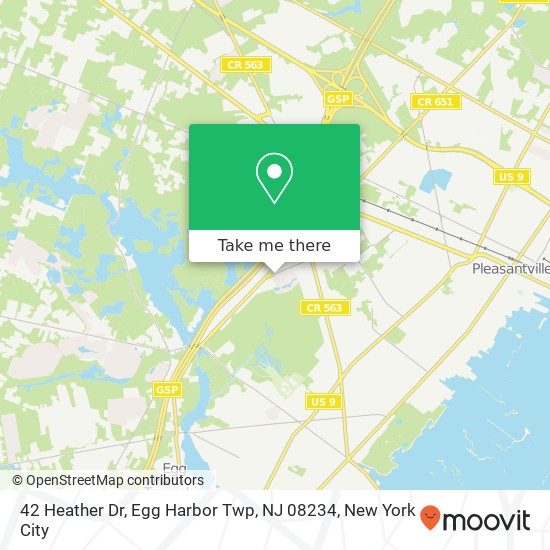 42 Heather Dr, Egg Harbor Twp, NJ 08234 map